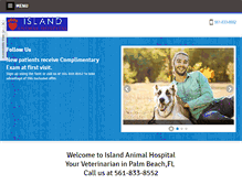 Tablet Screenshot of islandanimalhospital.com